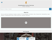 Tablet Screenshot of kanakkadaradivineservices.com